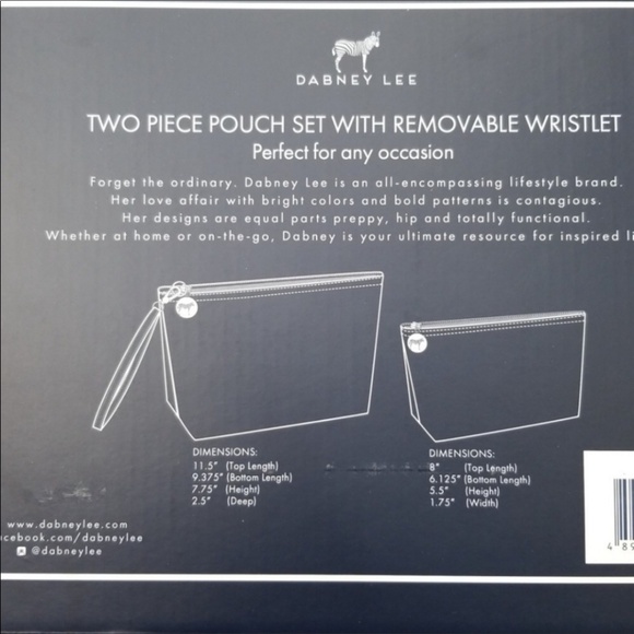 Bundle 💰💰💰 Dabney Lee 2pc Gift Set Wristlet - Picture 7 of 7